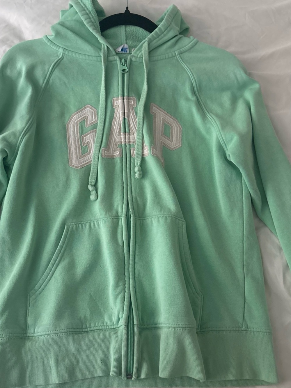 GAP Mint Green Full-Zip Hoodie